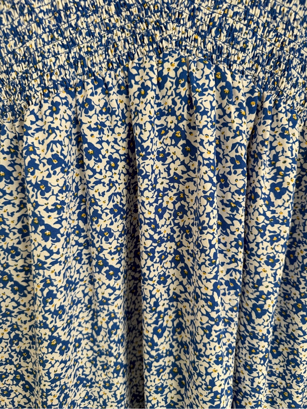 Pinkblush Blue Floral Maternity Dress - Picture 5 of 6